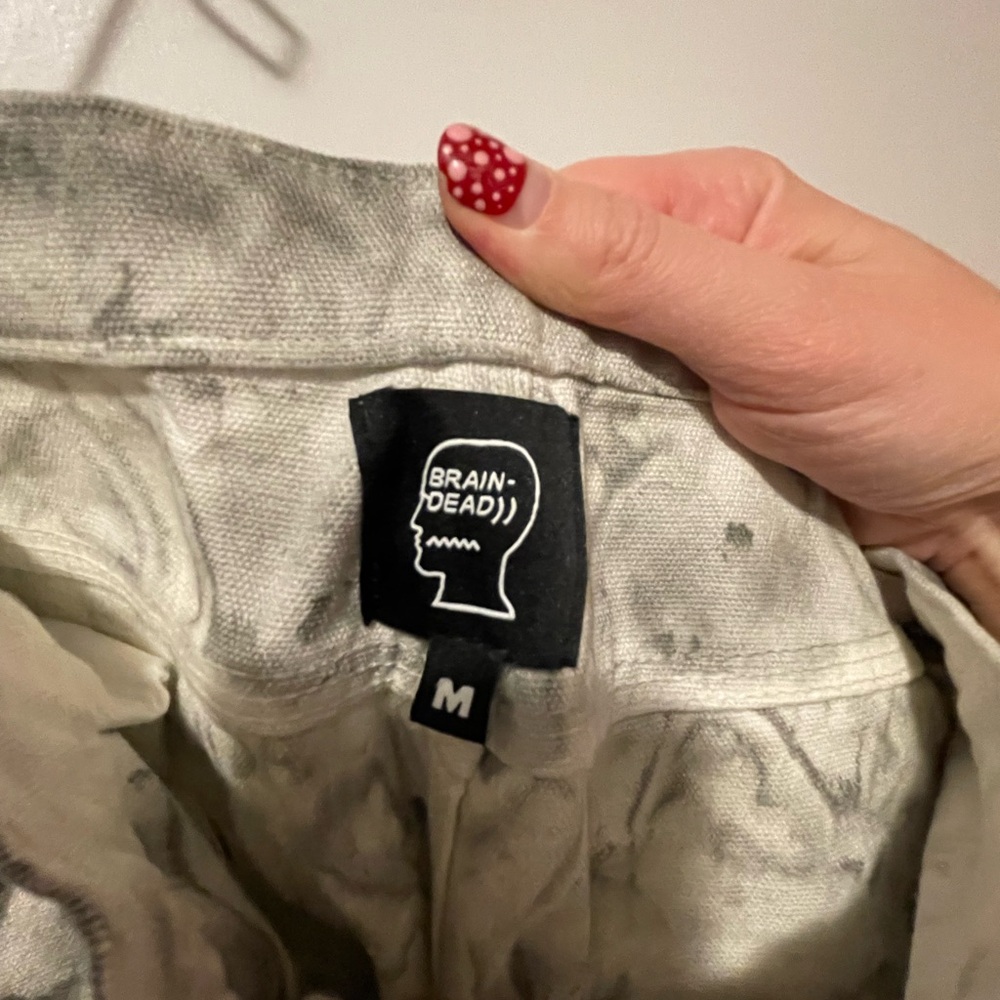 Brain Dead Gray Patterned Men Pants - image 3